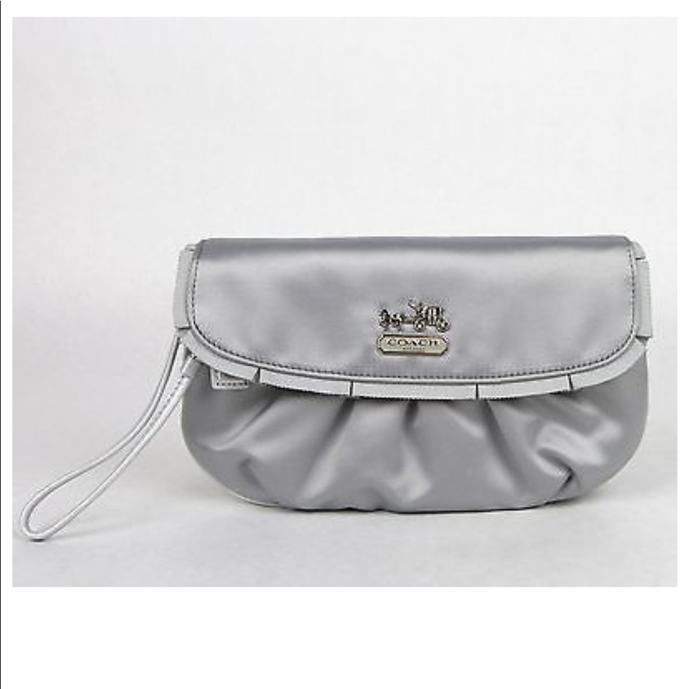 Coach Clutch with Wrist Strap